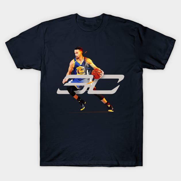 Curry Low Poly T-Shirt by pxl_g